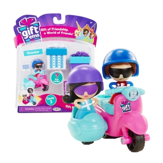 gift'ems Scooter Play set with Exclusive Greece Gift'ems Couple
