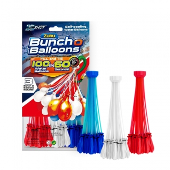 Bunch O Balloons 3Pack (WHITE, NAVY BLUE & RED)