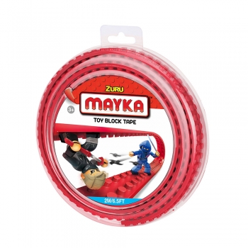 MAYKA Toy Block Tape 2m2Stud / Red